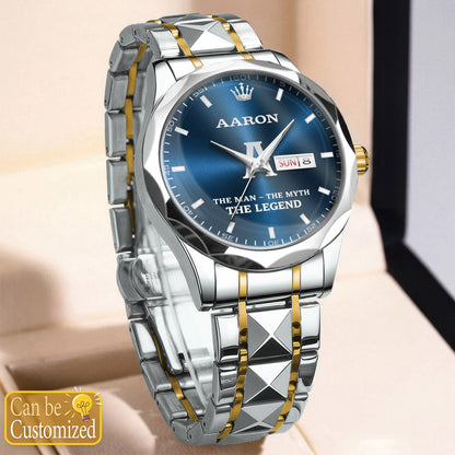 AARON K3579-103 Luxury Alloy-Men Watch, Personalized Premium Gift for Anniversary
