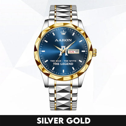 AARON K3579-103 Luxury Alloy-Men Watch, Personalized Premium Gift for Anniversary