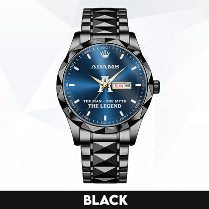 ADAMS K3579-103 Luxury Alloy-Men Watch, Personalized Premium Gift for Anniversary