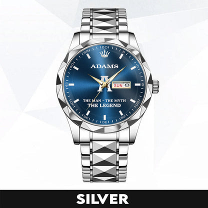 ADAMS K3579-103 Luxury Alloy-Men Watch, Personalized Premium Gift for Anniversary