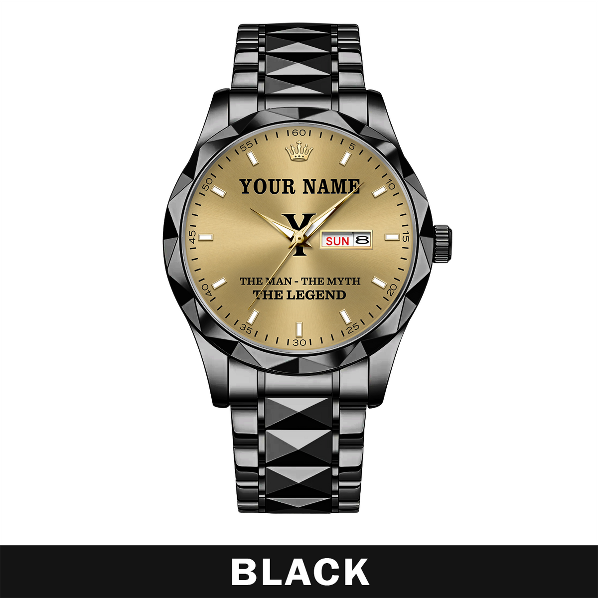 NameStyled A1506-02 Custom Engraved & Personalized Watches for Men