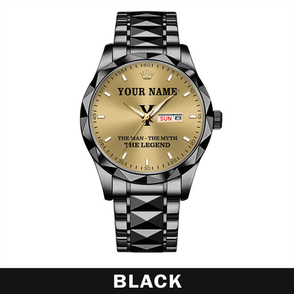NameStyled A1506-02 Custom Engraved & Personalized Watches for Men