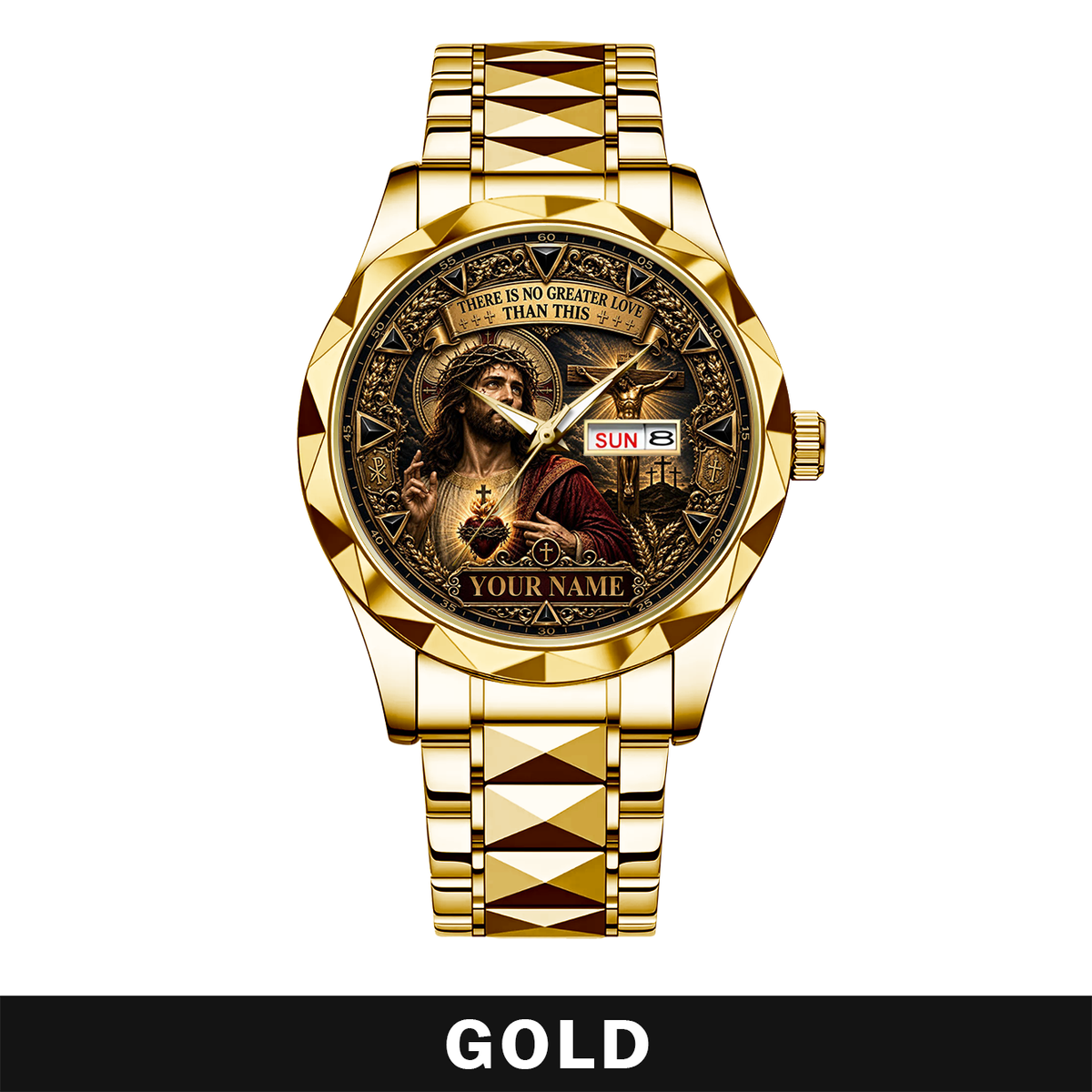 NameStyled A1506-04 Custom Engraved & Personalized Watches for Men