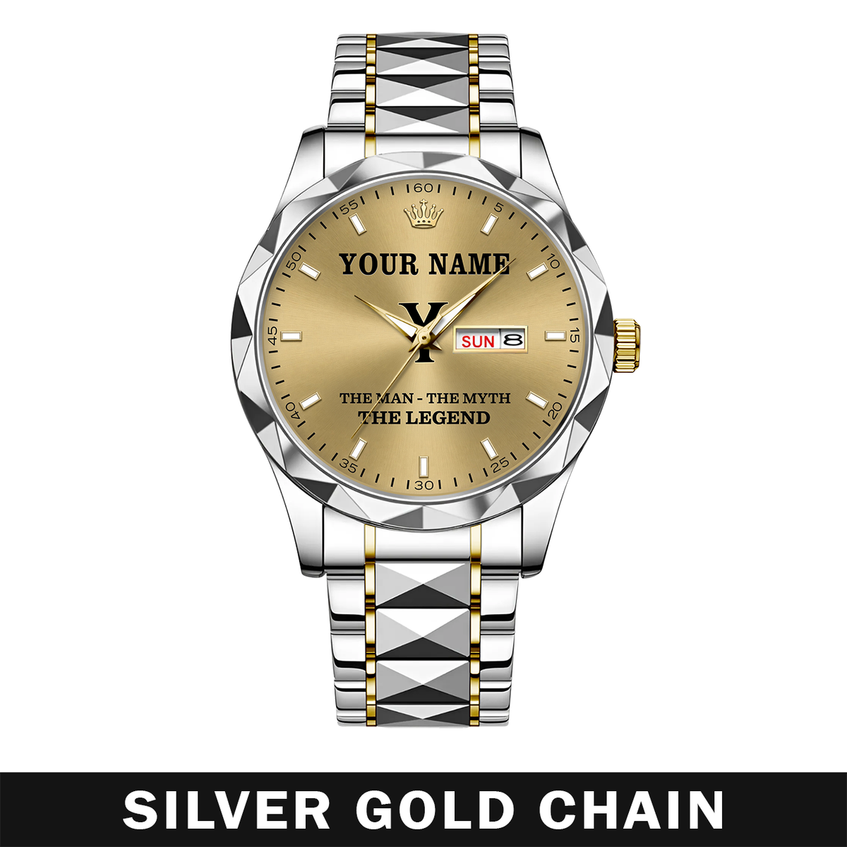 NameStyled A1506-02 Custom Engraved & Personalized Watches for Men