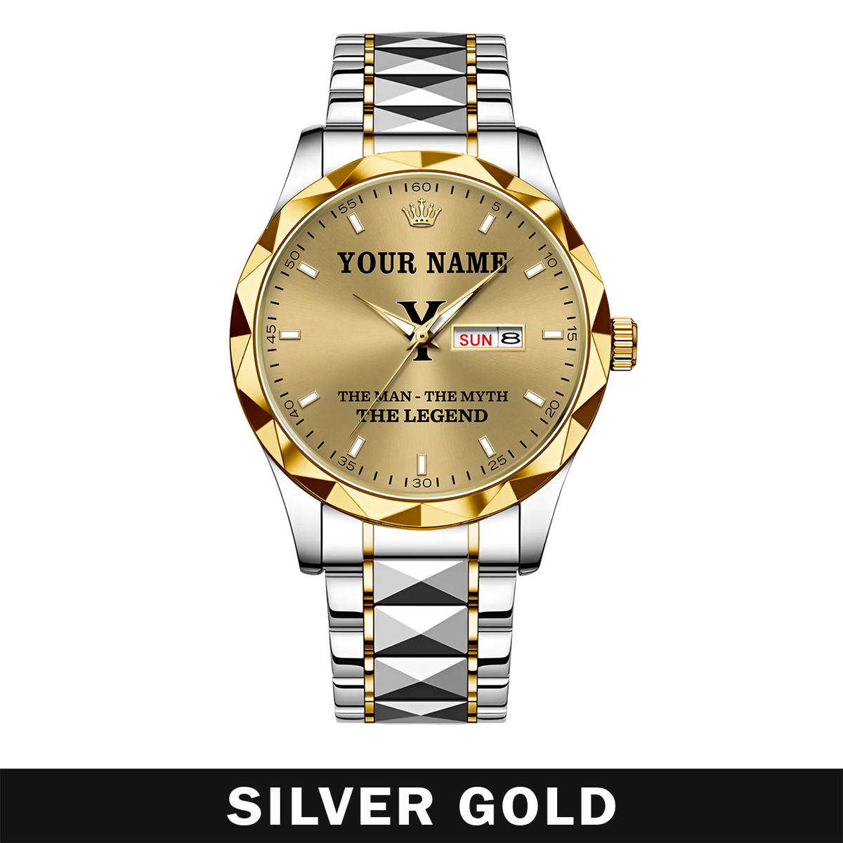 NameStyled A1506-02 Custom Engraved & Personalized Watches for Men