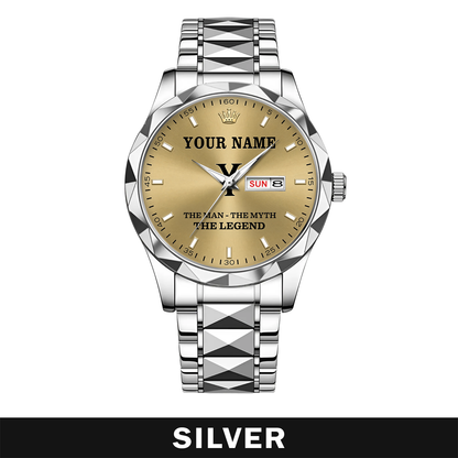 NameStyled A1506-02 Custom Engraved & Personalized Watches for Men
