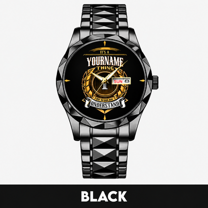 Custom Name Watch A268-02 Personalized Luxury Gift