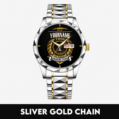 Custom Name Watch A268-02 Personalized Luxury Gift