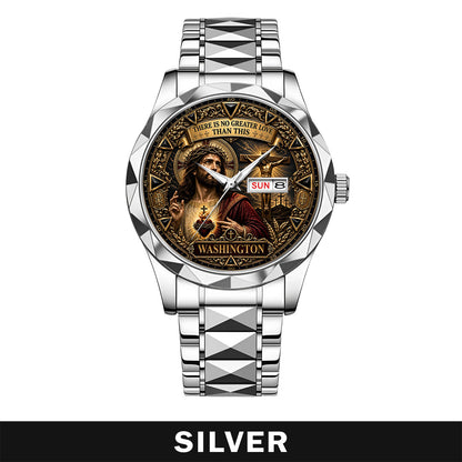 WASHINGTON A1506-04 Personalized Watch There Is No Greater Love Than This