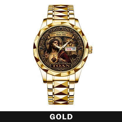 TOAN A1506-04 Personalized Watch There Is No Greater Love Than This