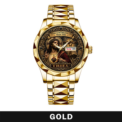 TRIEU A1506-04 Personalized Watch There Is No Greater Love Than This