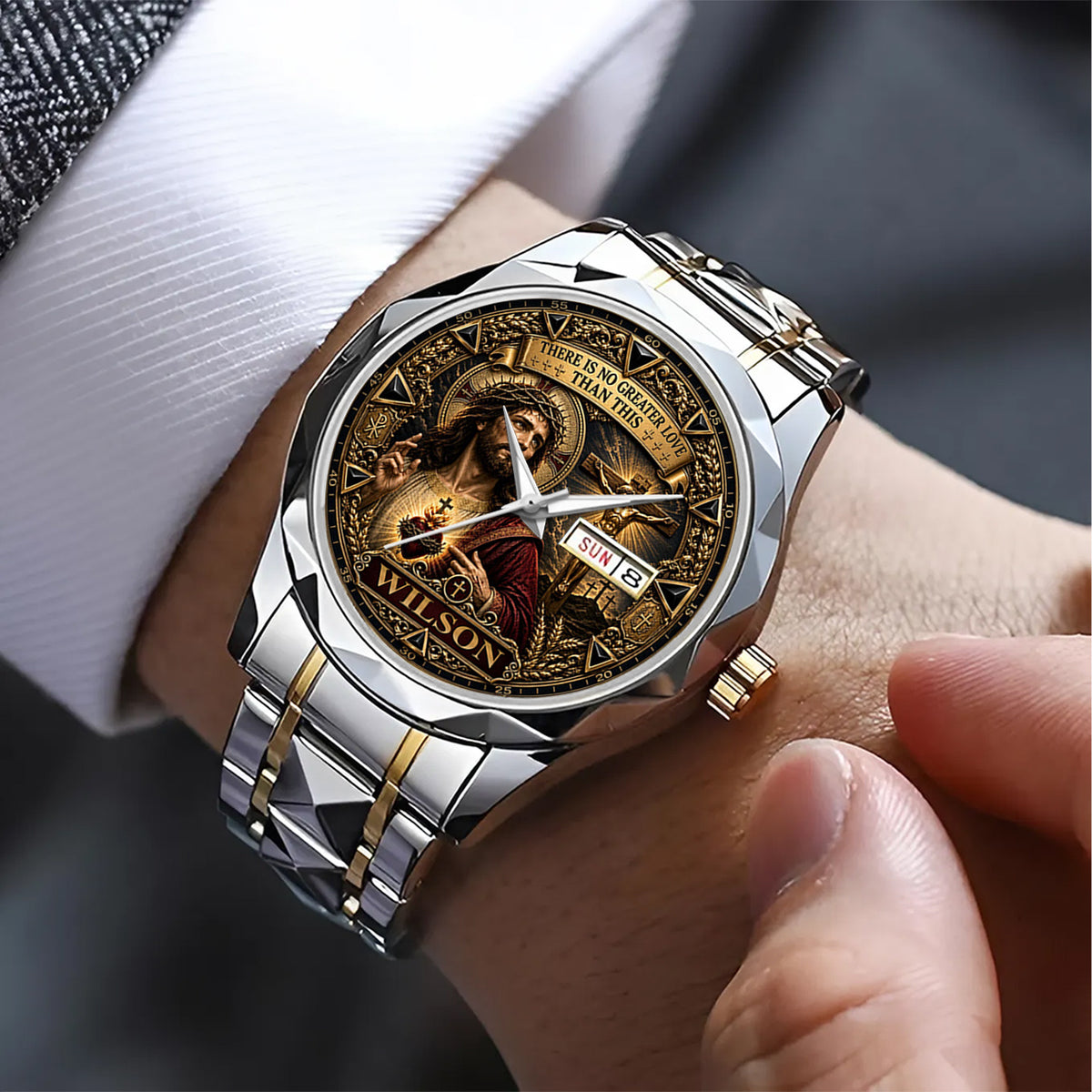 WILSON A1506-04 Personalized Watch There Is No Greater Love Than This