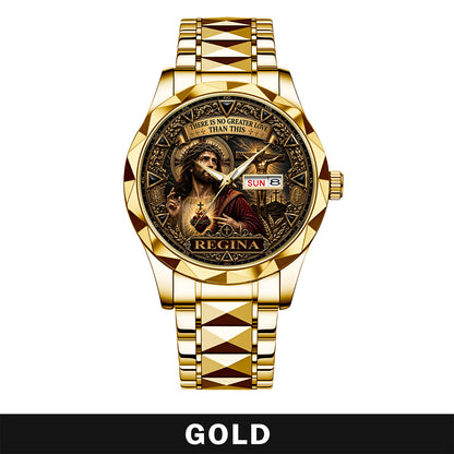 REGINA A1506-04 Personalized Watch There Is No Greater Love Than This