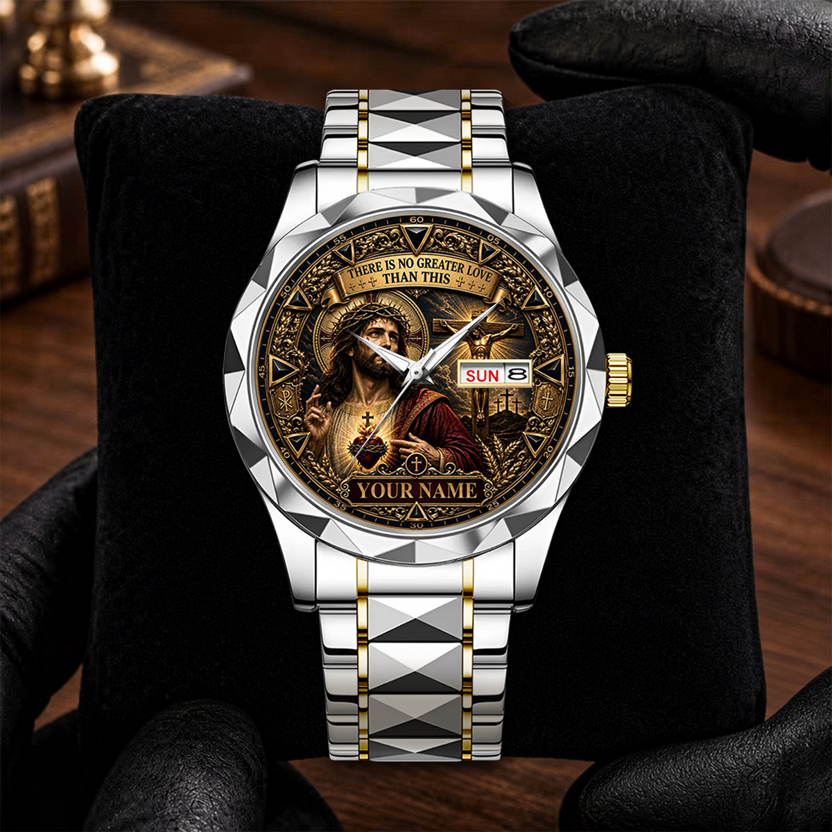 NameStyled A1506-04 Custom Engraved & Personalized Watches for Men