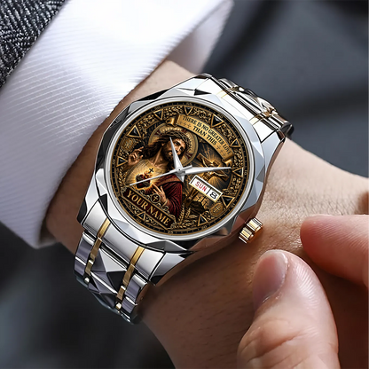 NameStyled A1506-04 Custom Engraved & Personalized Watches for Men
