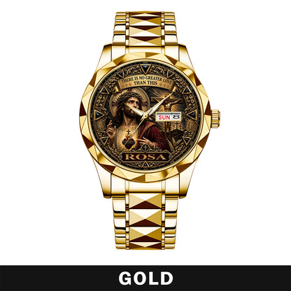 ROSA A1506-04 Personalized Watch There Is No Greater Love Than This